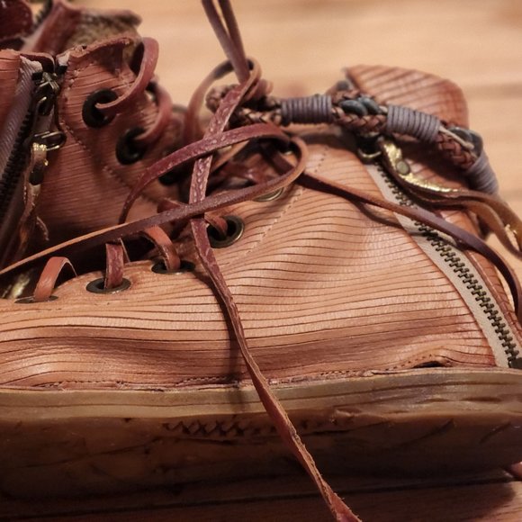 FP Movement by Free People Tan Lace-Up Sandals - Picture 3 of 6